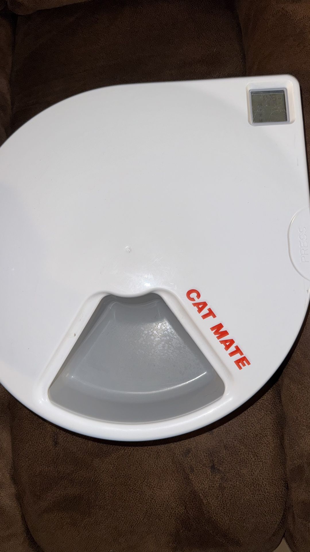 Automatic Pet Feeder With Digital Timer - White