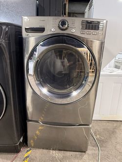 LG Stainless Steel front load gas dryer