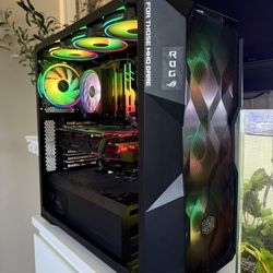 Black Gaming Pc Computer Desktop RX 5700XT / Ryzen 7 3700X