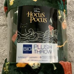 Hocus Pocus Plush Throw 