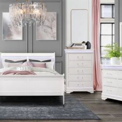 Queen Bedroom Set + FREE MATTRESS 