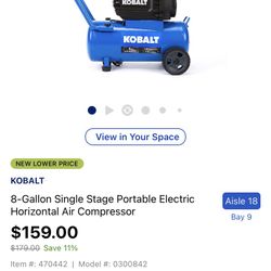 Compressor Kovalt   New 8 gallons 