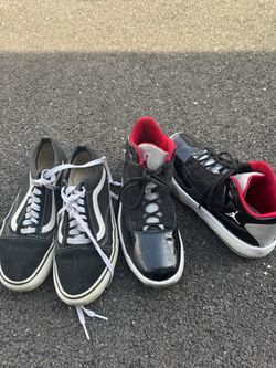 BOYS Vans Old Skool and Jordan Max Aura Sneakers
