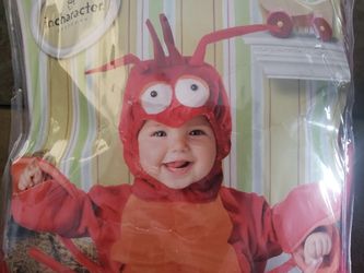 Baby lobster/ crab costume size 6m - 12m 