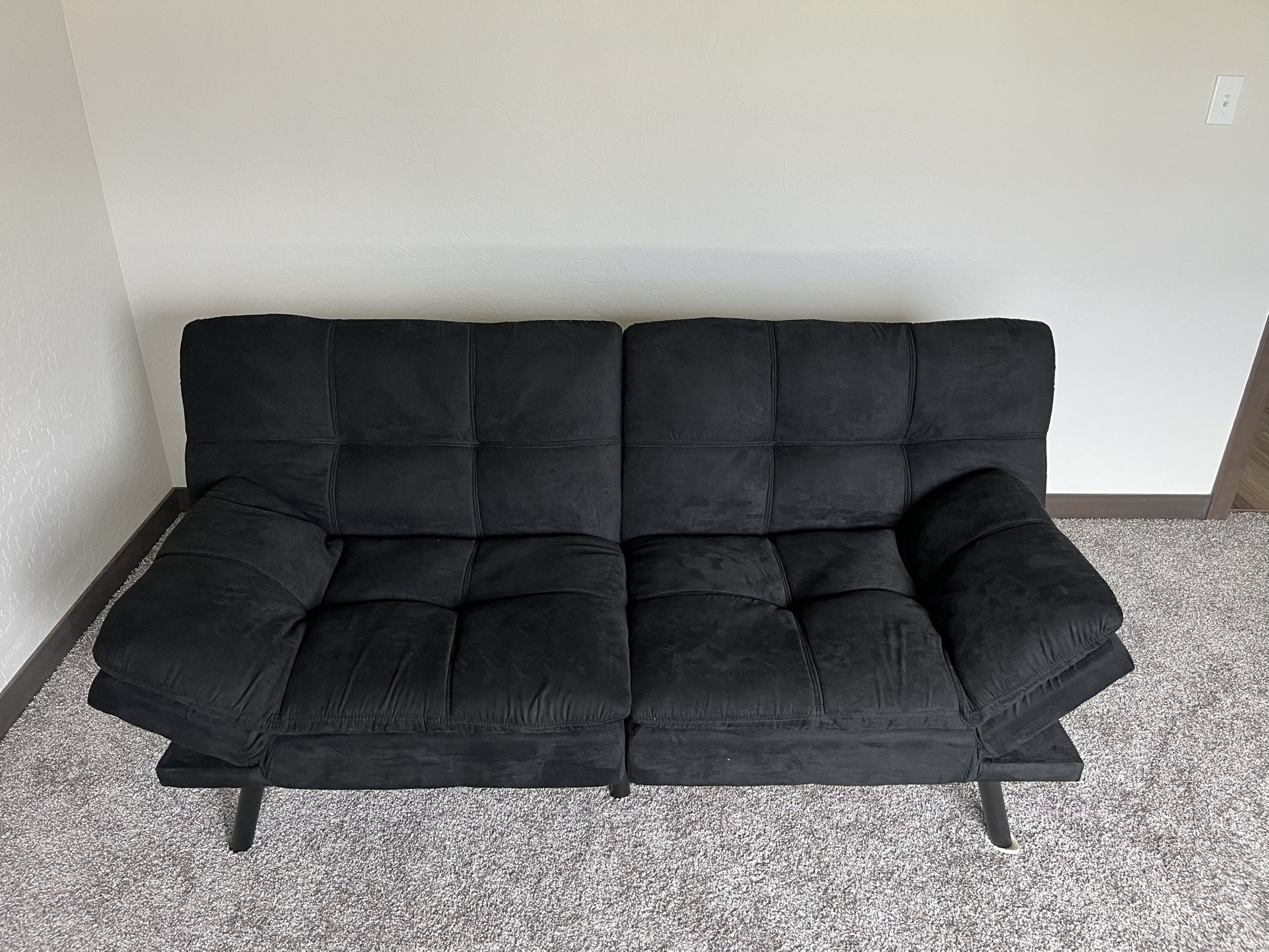 Like New Black Futon