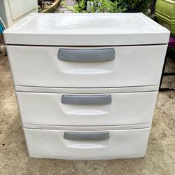 Sterilite 3 Drawer Utility Storage Chest: 25.25”W x 18”D x 27”H