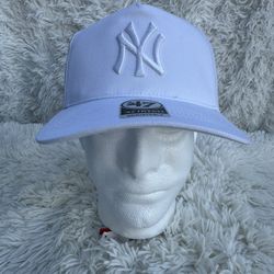 White ‘47 Adjustable NY White Logo Baseball Cap