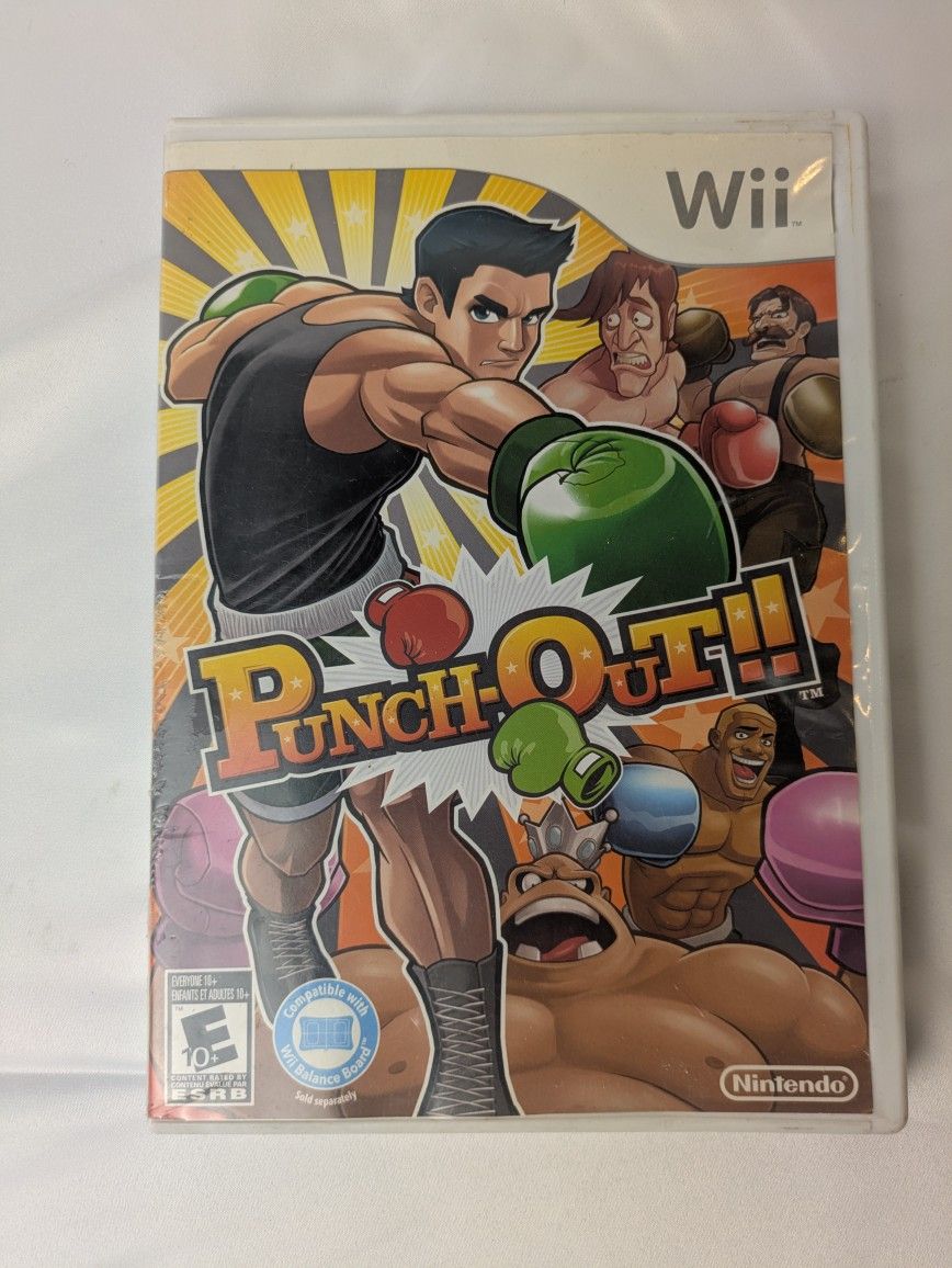 Punch Out Wii, Game Untested Includes Disc And Box