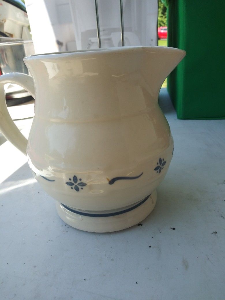Longaberger Milk Pitcher