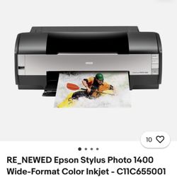 Epson Stylus Photo 1400 Wide-Format Color Inkjet