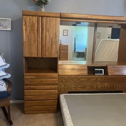 Queen Size Oak Bedroom Furniture 
