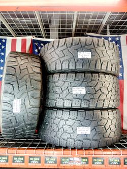 LT35X12.50R20 TOYO OPEN COUNTRY 35/12.5R20 USED TIRES SET OFF-ROAD ALL TERRAIN 35 12.5 20