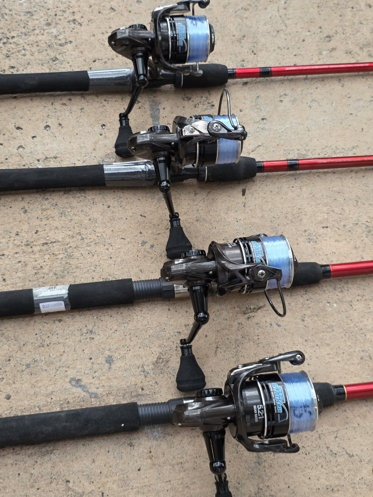 2 Salt Striker Fishing Combos/New Lines/New Rods...75.00 Each