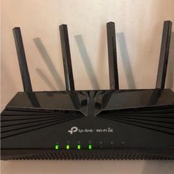 TP-Link Archer AXE5400 Tri-Band Wi-Fi 6E Router (with Box)