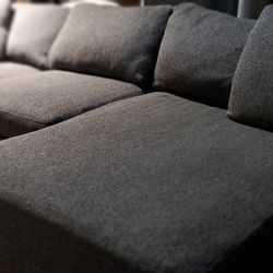 Black L Shaped Sectional Couch “WE DELIVER”