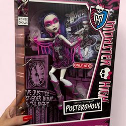 NEW IN BOX MATTEL POWER GHOULS SPECTRA VONDERGEIST POLTERGHOUL MONSTER HIGH DOLL