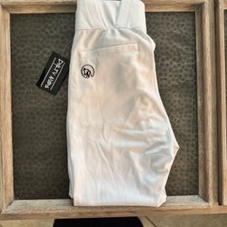 Dirty Mids White Baseball Pants