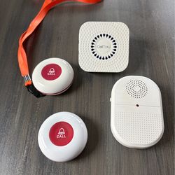 Wireless Caregiver Pager System designed for elderly monitoring