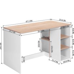 Wooden Workstation Desk Barely Used