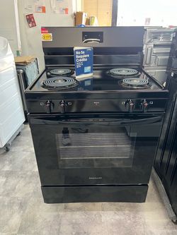 Frigidaire Black Electric Coil Range
