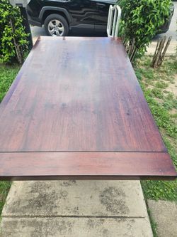 Cherry hard wood dining table