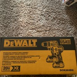 Dewalt  Brushless Compact Drill & Driver Combo Kit