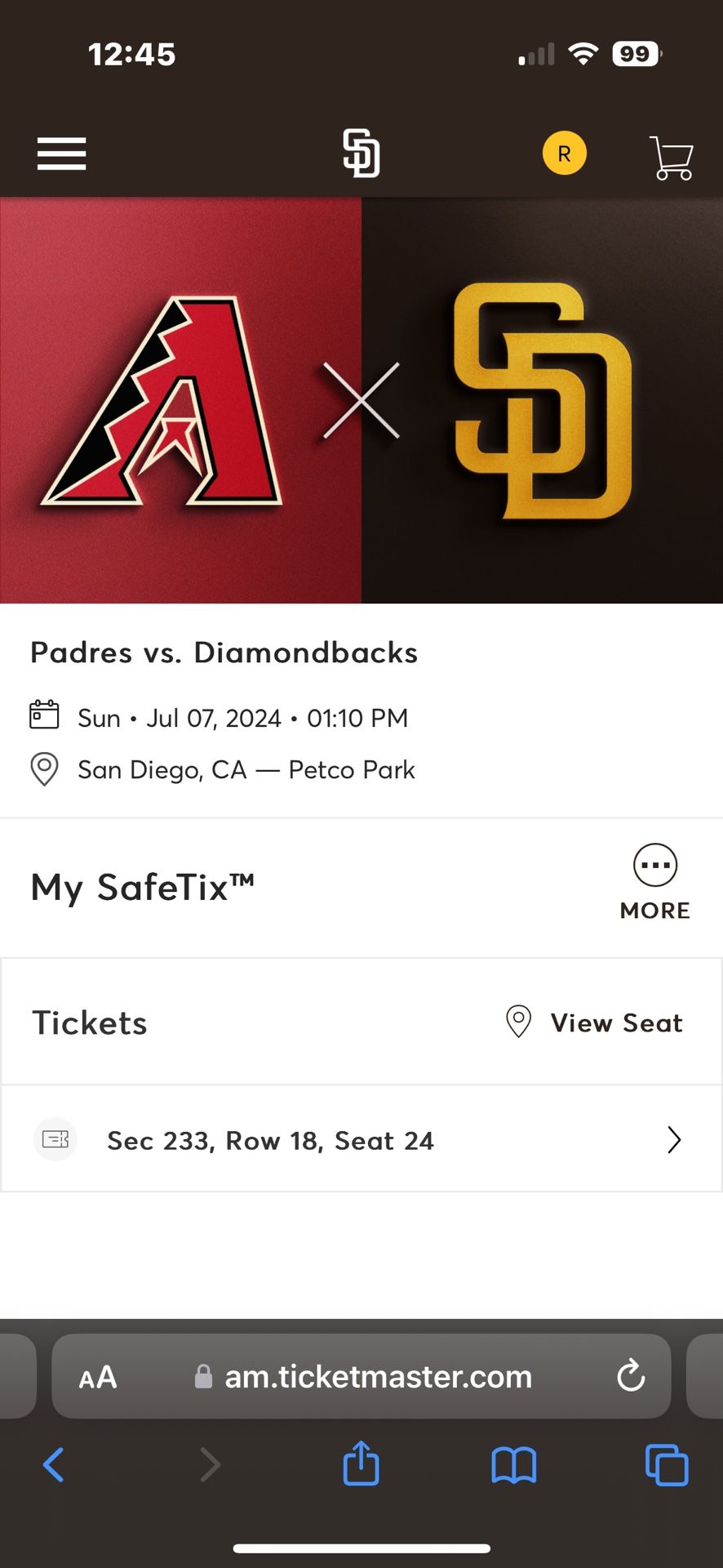 PADRES V. D-BACKS