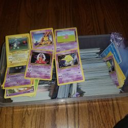 Hundreds Of Current And Old School Pokemon Cards