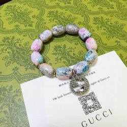 Gucci GG gemstone bracelet