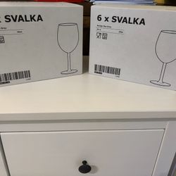 IKEA SVALKA Wine Glasses Set of 12 - See My Other Items 😎