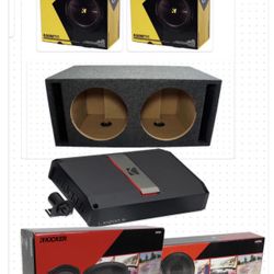 NEW FULL BASS AND VOICE PACKAGE KICKER AUDIO INSTALLED 