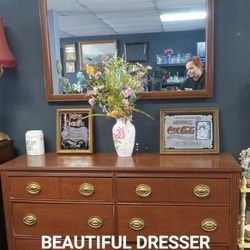 Vintage Dresser & Mirror 