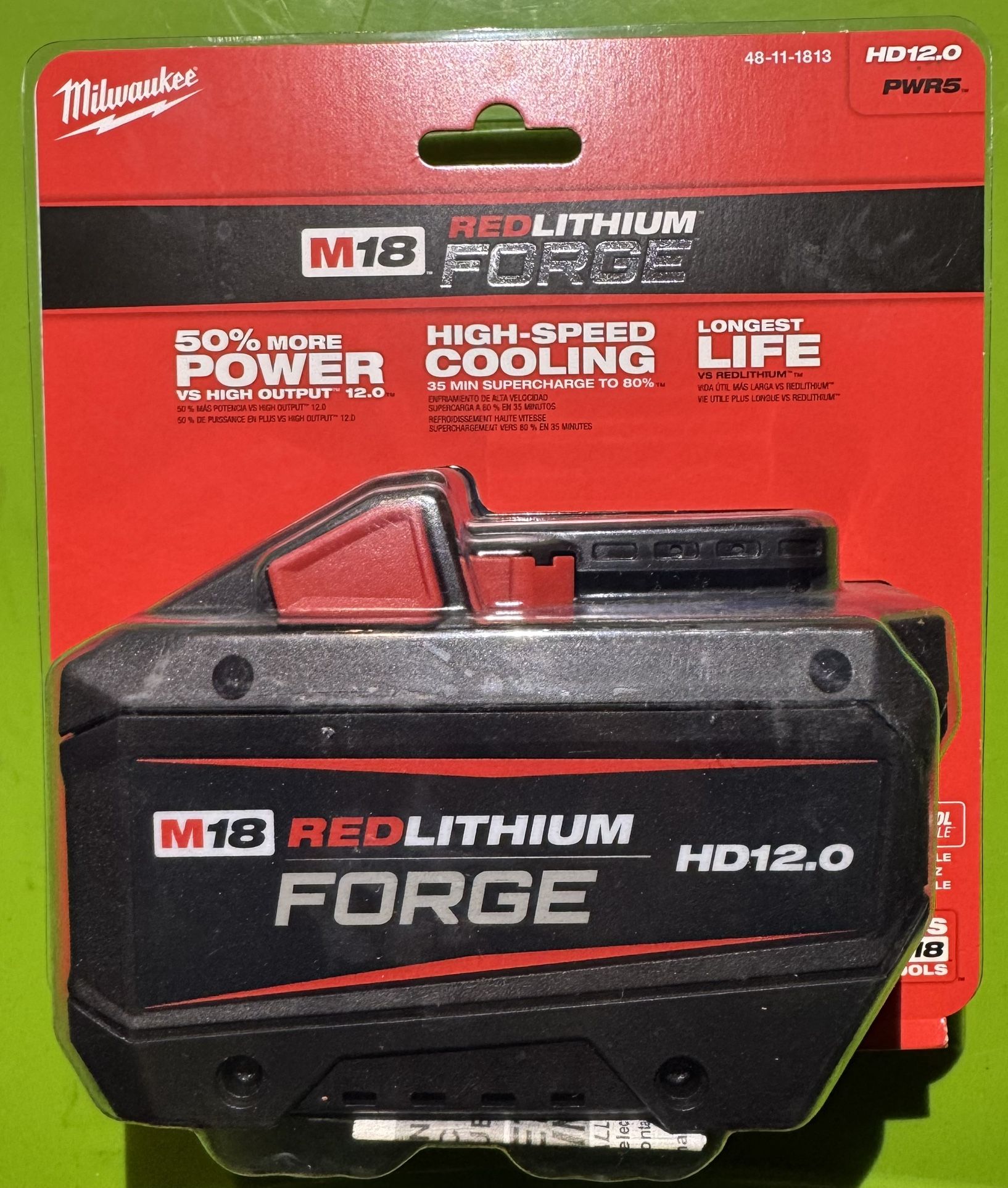 Milwaukee FORGE battery M18 12.0