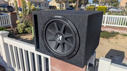 12" inch Kicker subwoofer in ported box
