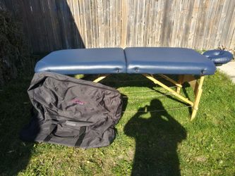 Blue Massage Table with case