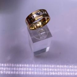 14k Roman Numeral Band