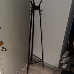 Brown Coat Rack