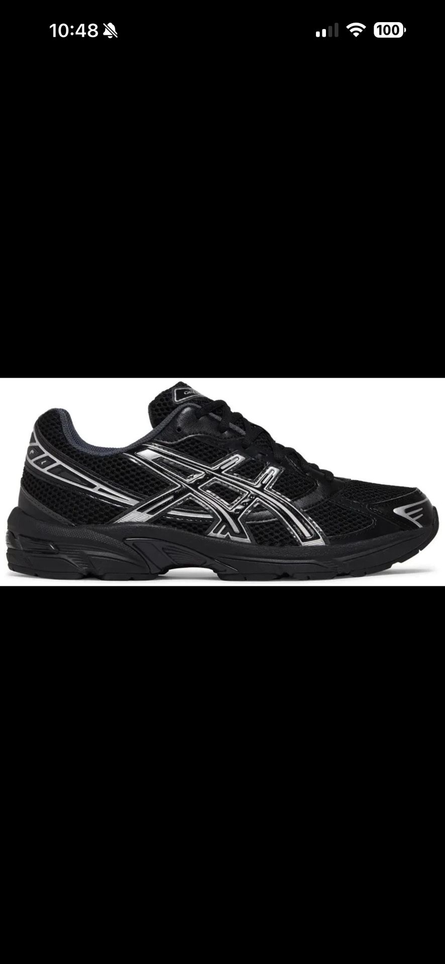 ASICS Gel-1130 Black Pure Silver (Size 9,9.5,10,11)