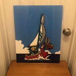 New Legend of Zelda Windwaker Acrylic 3D Art
