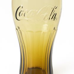 Coca-Cola Amber Glass – Embossed Collectible