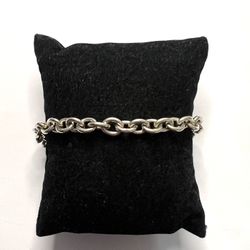 925 sterling silver mom link bracelet size 7.5” L