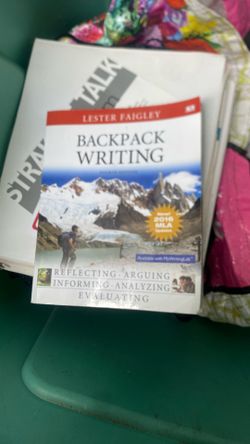 Backpack Writing English Book
