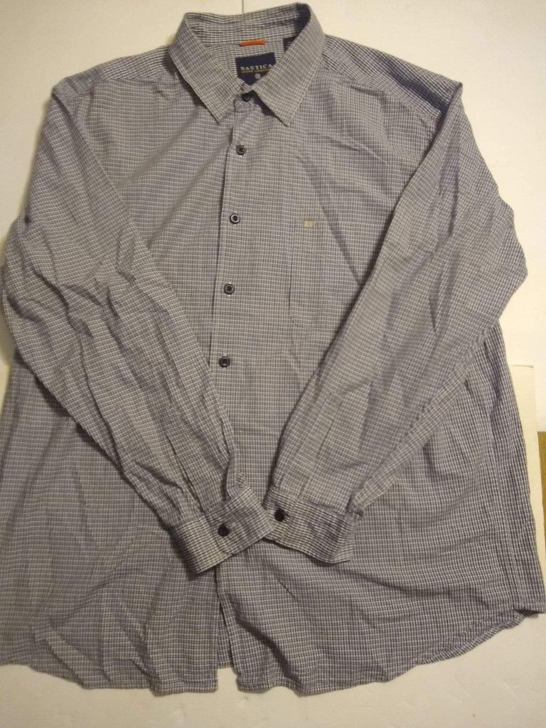 Nautica Jean Company Plaid Dress Shirt Men’s Size XXL