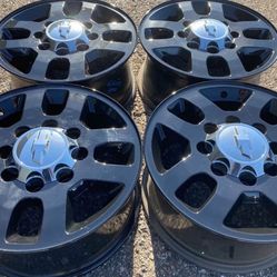 18” 8-LUG ORIGINAL FACTORY CHEVY SILVERADO 2500 WE FINANCE GMC SIERRA 3500 SET RIMS WHEELS 