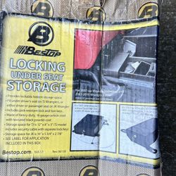 Bestop Locking Under Seat Storage