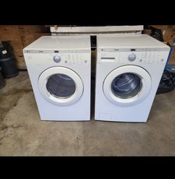 LG Front Load Washer And Dryer Set