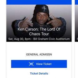 Ken Carson ticket