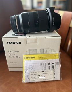 Tamron 28-75mm F/2.8 Di III RXD