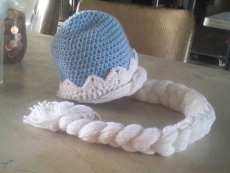 Crochet elsa from frozen hat