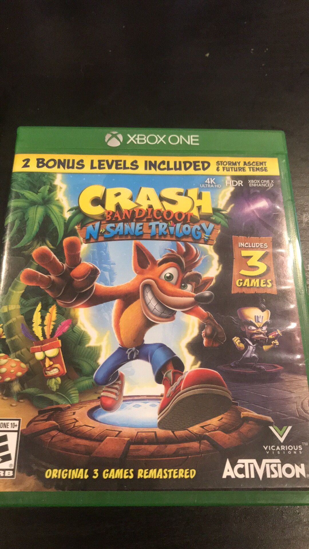 XBOX one Crash Bandicoot trilogy 3games